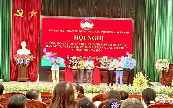 HỘI NGHỊ LẦN THỨ NHẤT UB MTTQ PHƯỜNG KIM THANH